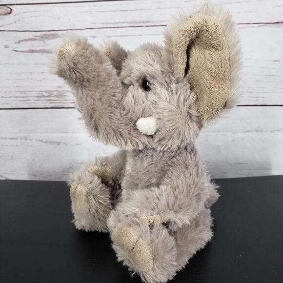 JMC Purr-Fection Gray Elephant Stuffed Toy Plush - Picture 1 of 12